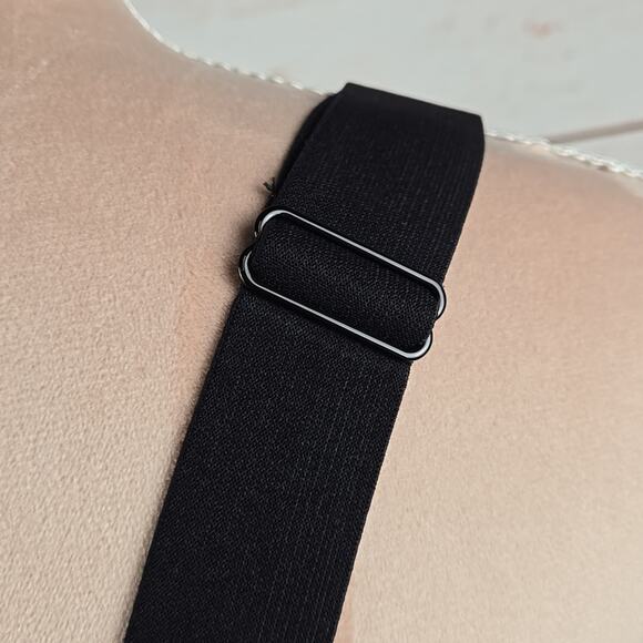 Varley Edris Bra Mono Feather Black Size Small - Picture 6 of 8